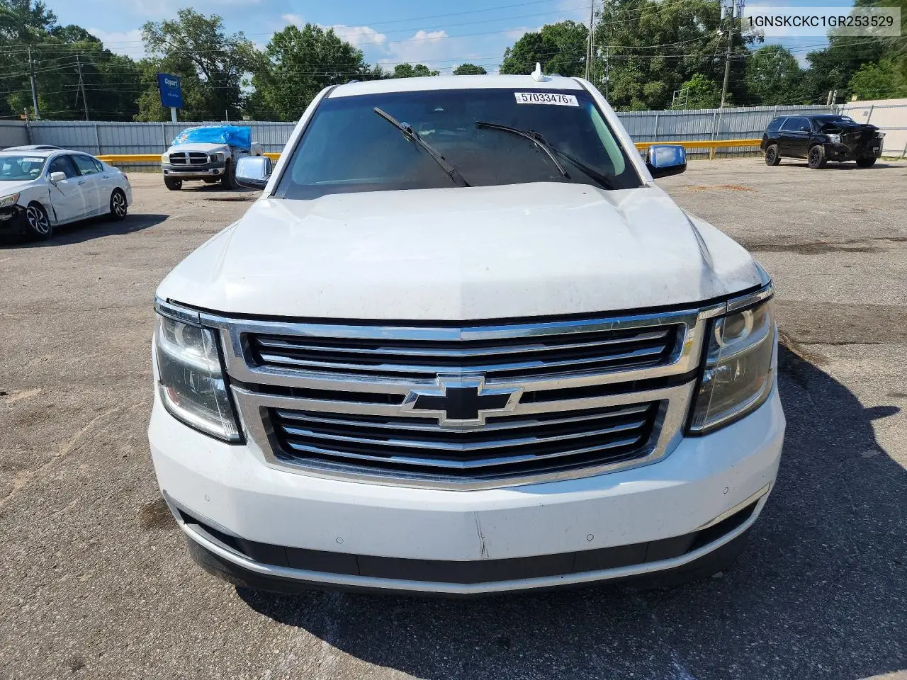 2016 Chevrolet Tahoe K1500 Ltz VIN: 1GNSKCKC1GR253529 Lot: 57033476