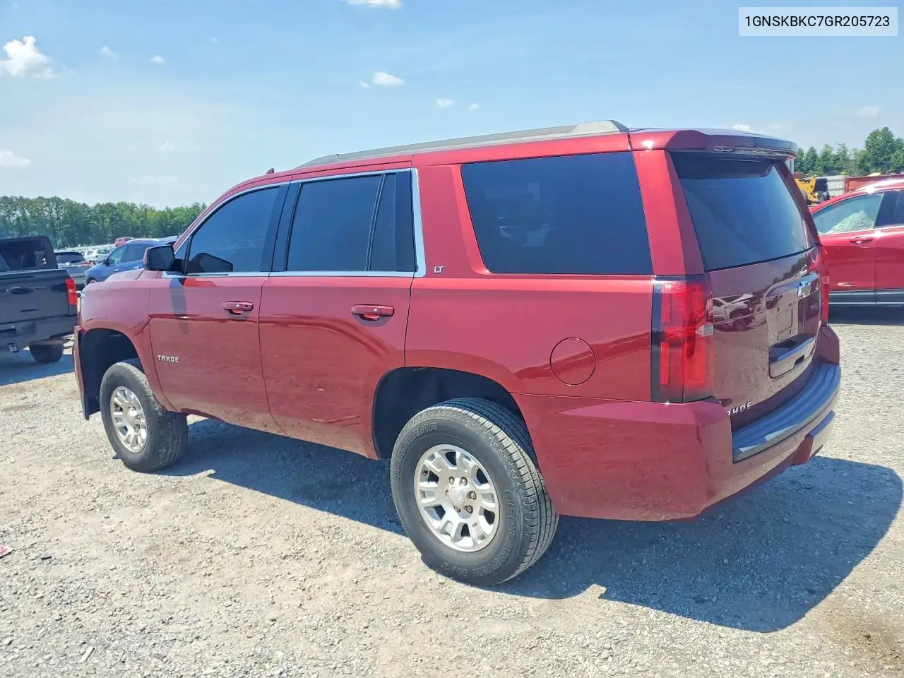 2016 Chevrolet Tahoe K1500 Lt VIN: 1GNSKBKC7GR205723 Lot: 60660166
