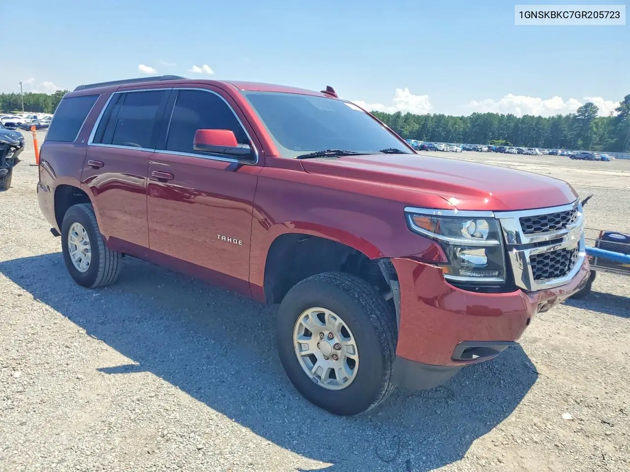 2016 Chevrolet Tahoe K1500 Lt VIN: 1GNSKBKC7GR205723 Lot: 60660166