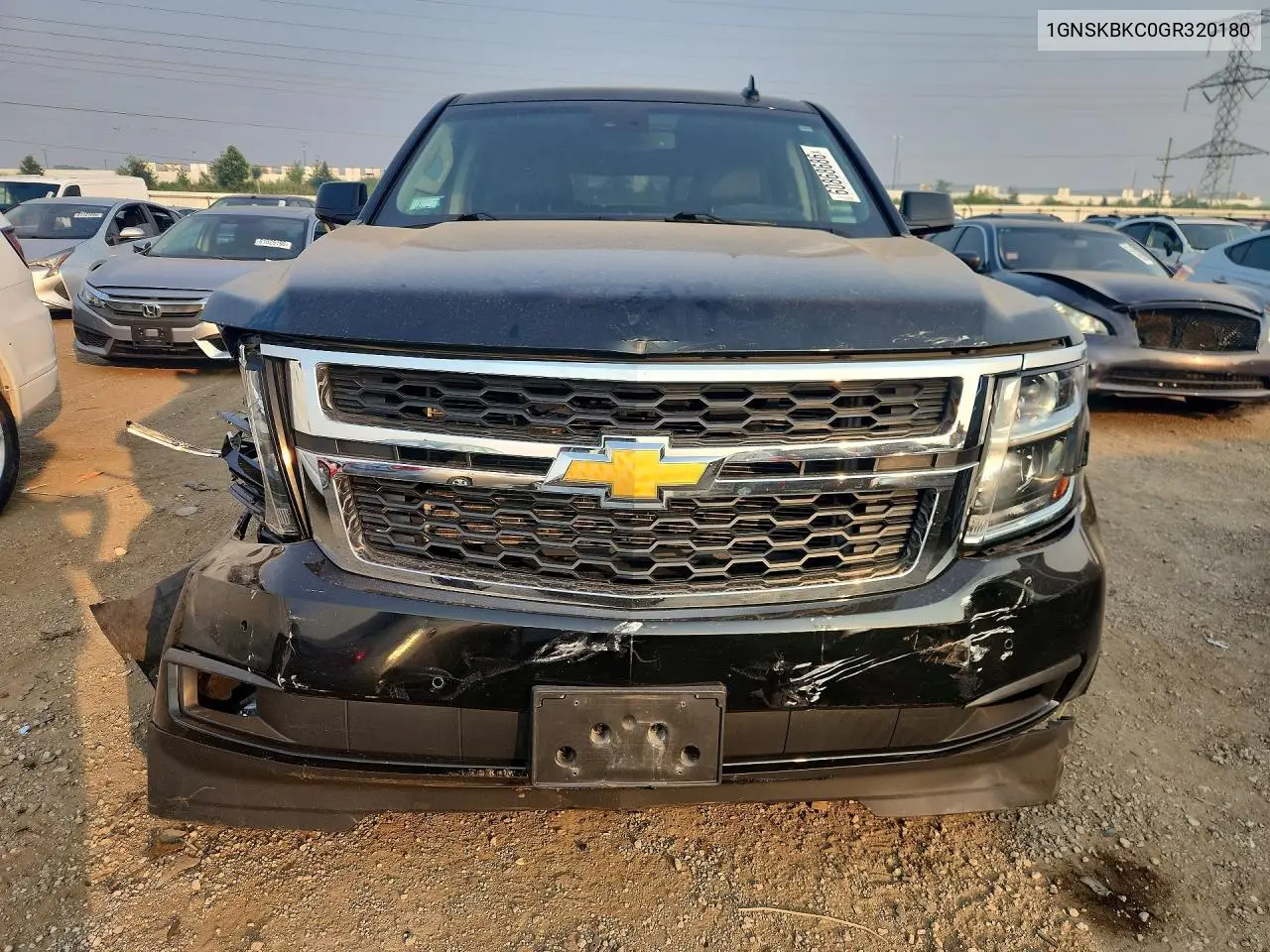 2016 Chevrolet Tahoe K1500 Lt VIN: 1GNSKBKC0GR320180 Lot: 60868686