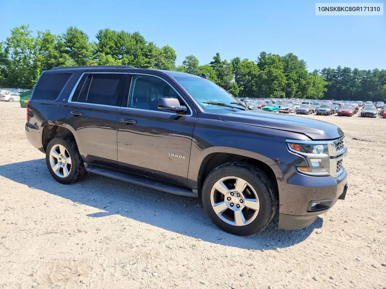 2016 Chevrolet Tahoe K1500 Lt VIN: 1GNSKBKC8GR171310 Lot: 61401866