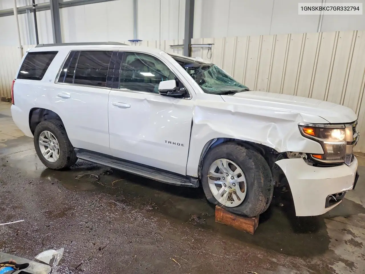 2016 Chevrolet Tahoe K1500 Lt VIN: 1GNSKBKC7GR332794 Lot: 61525796