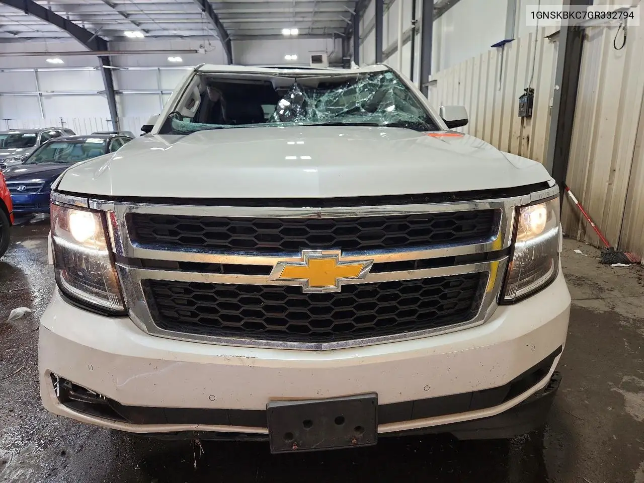 2016 Chevrolet Tahoe K1500 Lt VIN: 1GNSKBKC7GR332794 Lot: 61525796