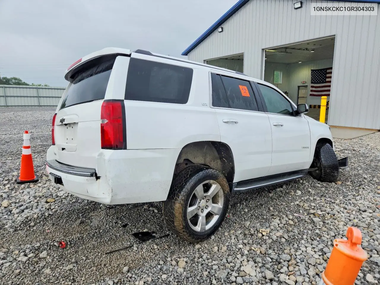 1GNSKCKC1GR304303 2016 Chevrolet Tahoe K1500 Ltz