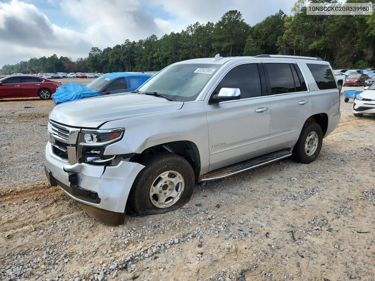 1GNSCCKC2GR339980 2016 Chevrolet Tahoe C1500 Ltz