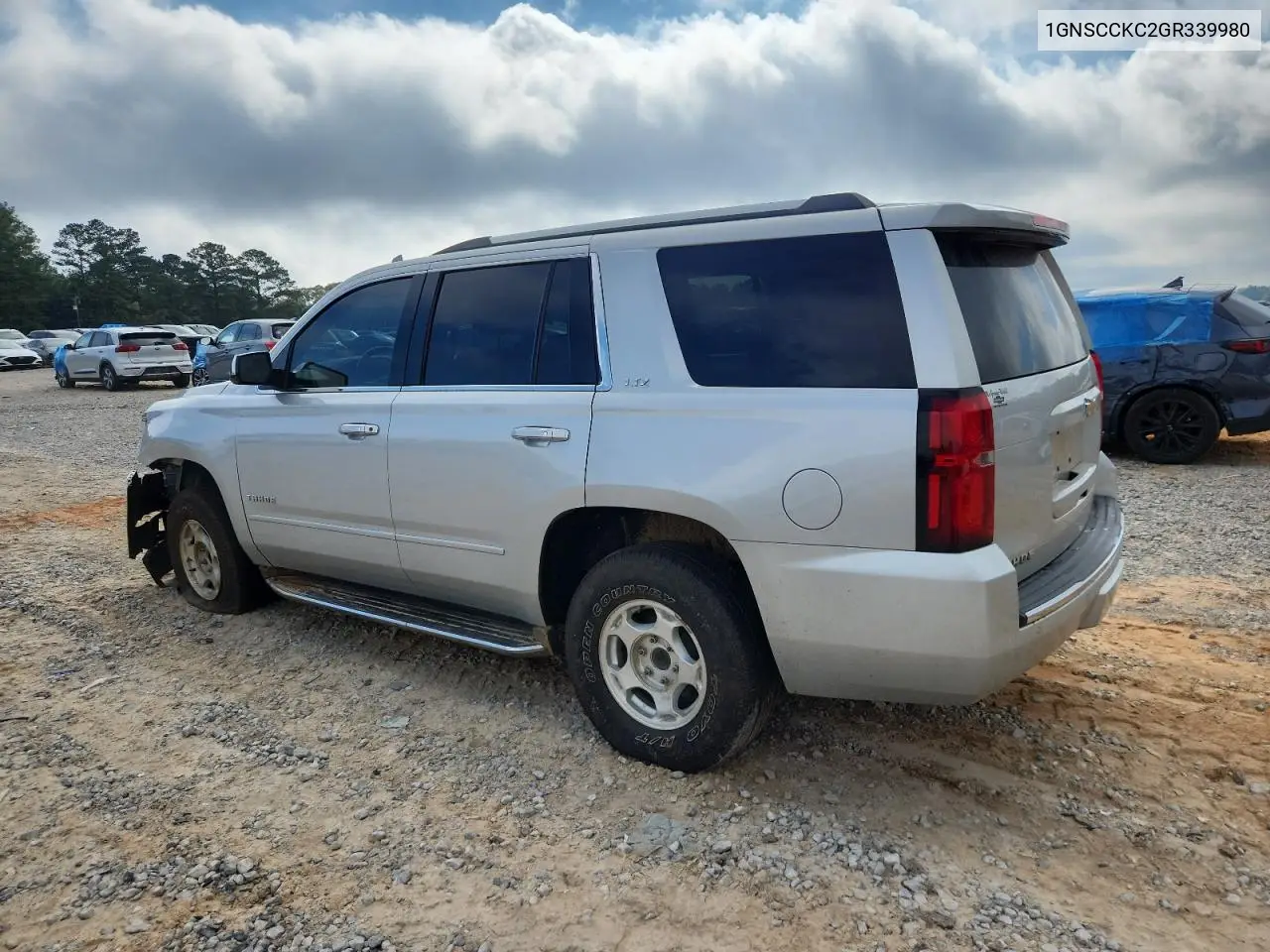 1GNSCCKC2GR339980 2016 Chevrolet Tahoe C1500 Ltz