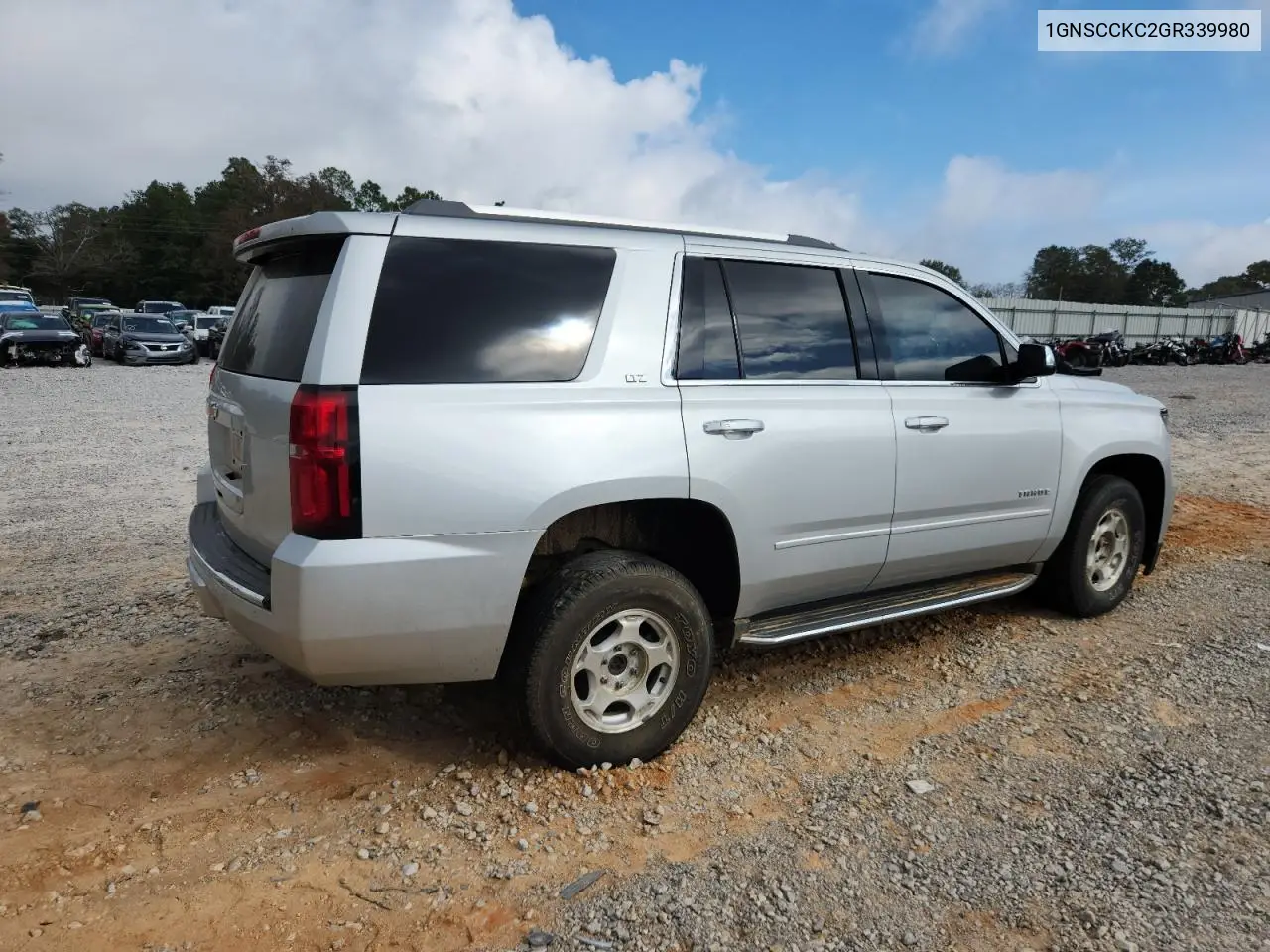 1GNSCCKC2GR339980 2016 Chevrolet Tahoe C1500 Ltz