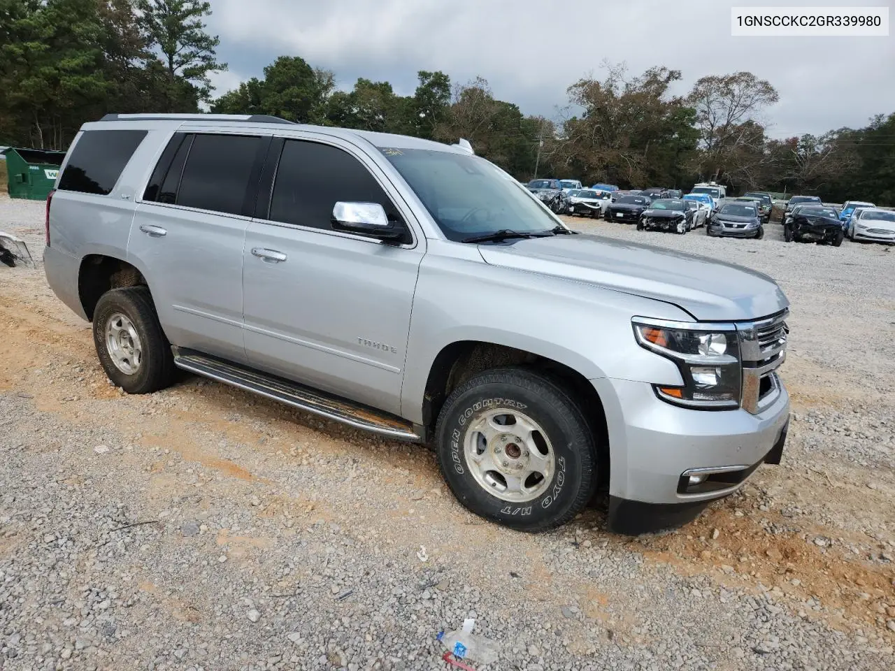 1GNSCCKC2GR339980 2016 Chevrolet Tahoe C1500 Ltz