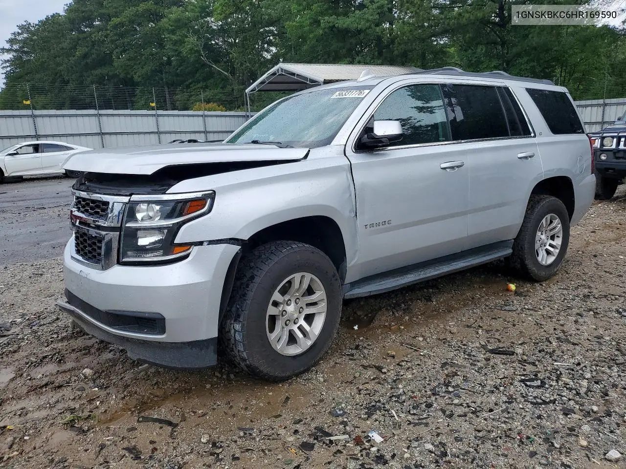 2017 Chevrolet Tahoe K1500 Lt VIN: 1GNSKBKC6HR169590 Lot: 56331776