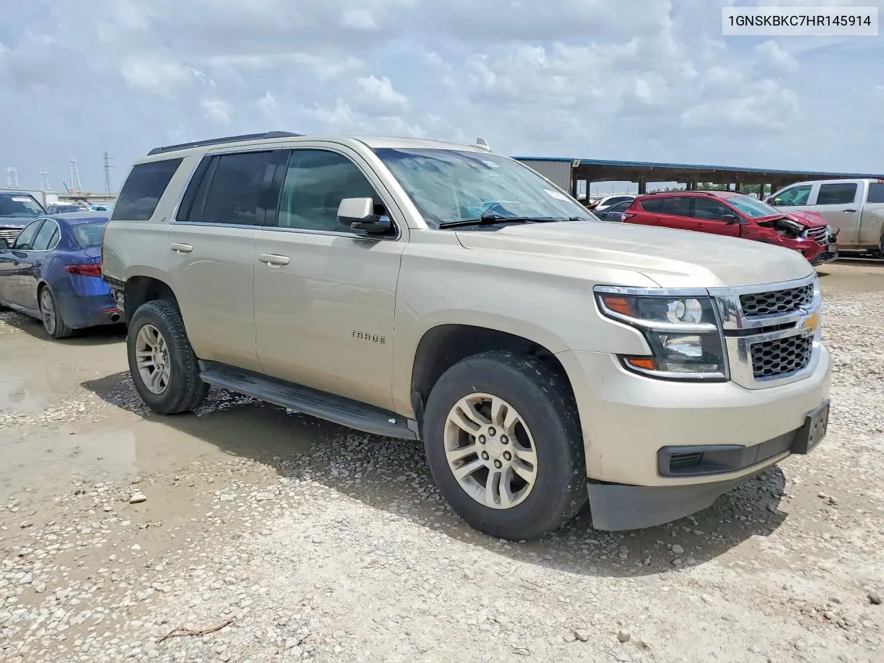 2017 Chevrolet Tahoe K1500 Lt VIN: 1GNSKBKC7HR145914 Lot: 60756296