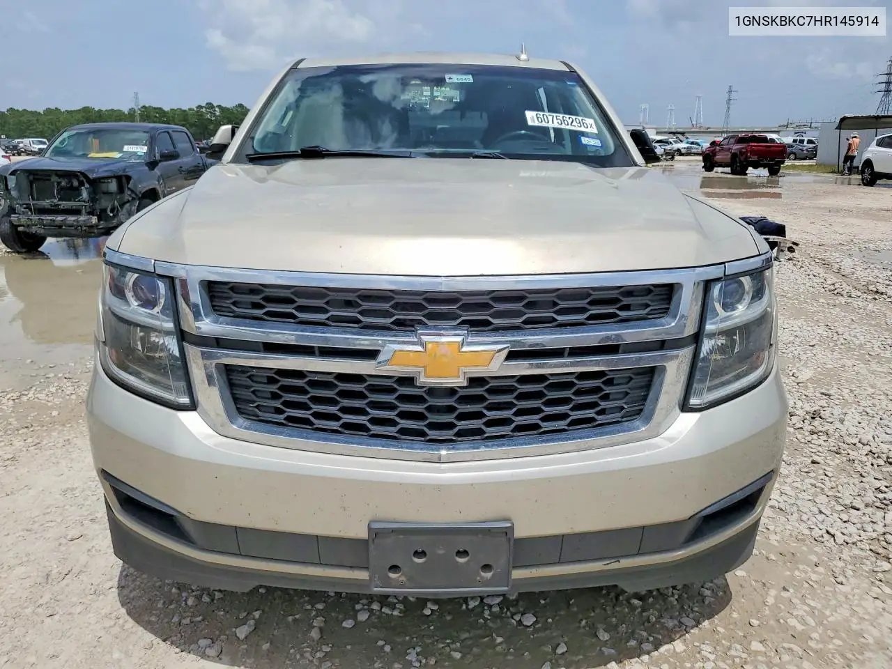 2017 Chevrolet Tahoe K1500 Lt VIN: 1GNSKBKC7HR145914 Lot: 60756296