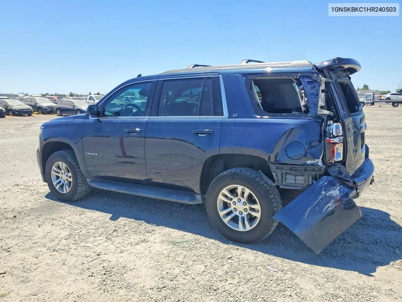 2017 Chevrolet Tahoe K1500 Lt VIN: 1GNSKBKC1HR240503 Lot: 61619996