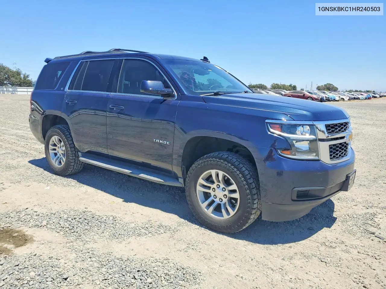 2017 Chevrolet Tahoe K1500 Lt VIN: 1GNSKBKC1HR240503 Lot: 61619996