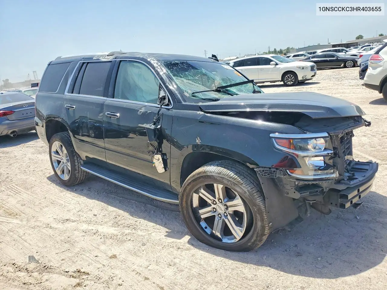 2017 Chevrolet Tahoe C1500 Premier VIN: 1GNSCCKC3HR403655 Lot: 61929046