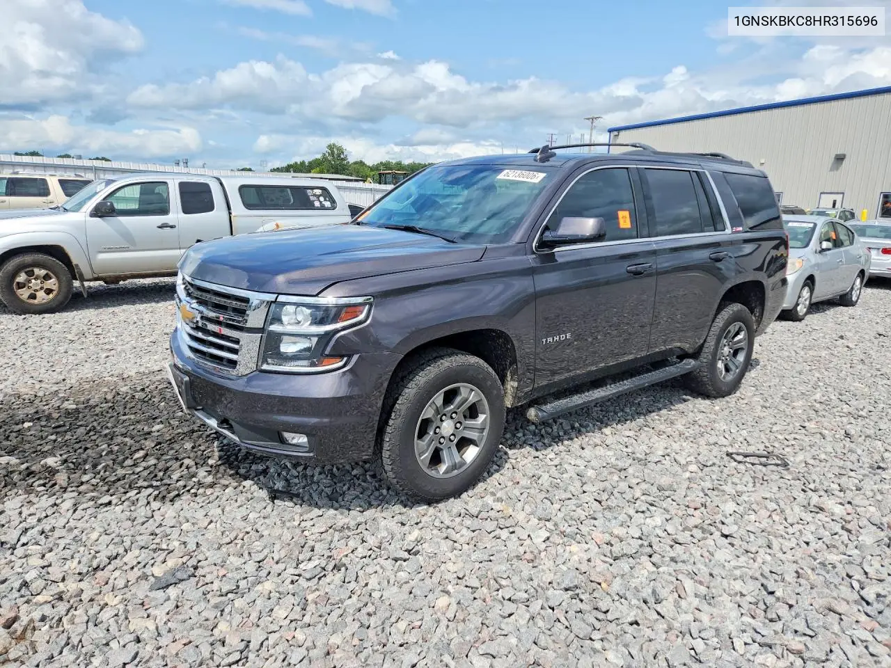 2017 Chevrolet Tahoe K1500 Lt VIN: 1GNSKBKC8HR315696 Lot: 62136006