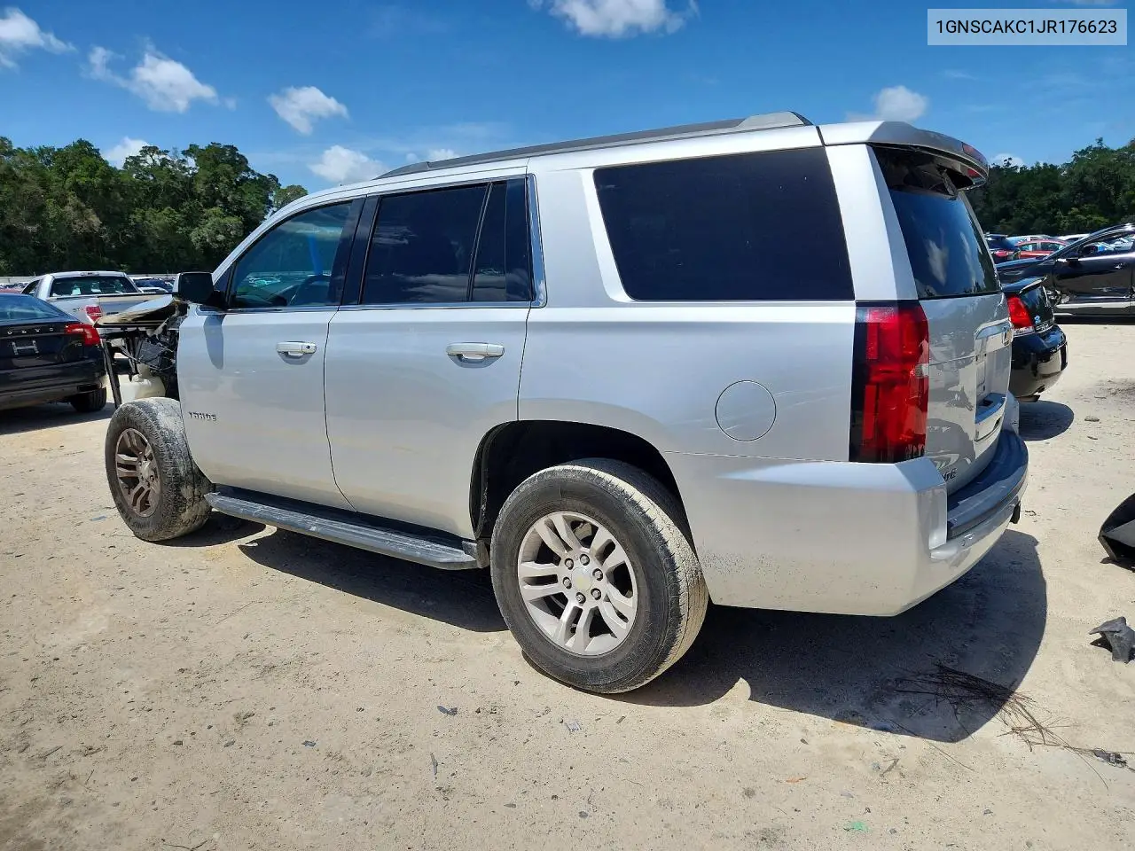 2018 Chevrolet Tahoe C1500 Ls VIN: 1GNSCAKC1JR176623 Lot: 61019346