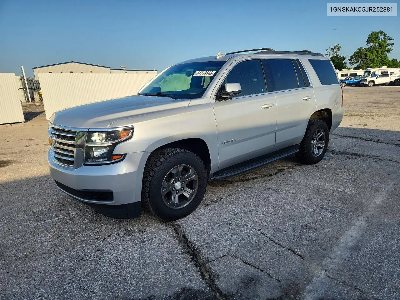 2018 Chevrolet Tahoe K1500 Ls VIN: 1GNSKAKC5JR252881 Lot: 61213546