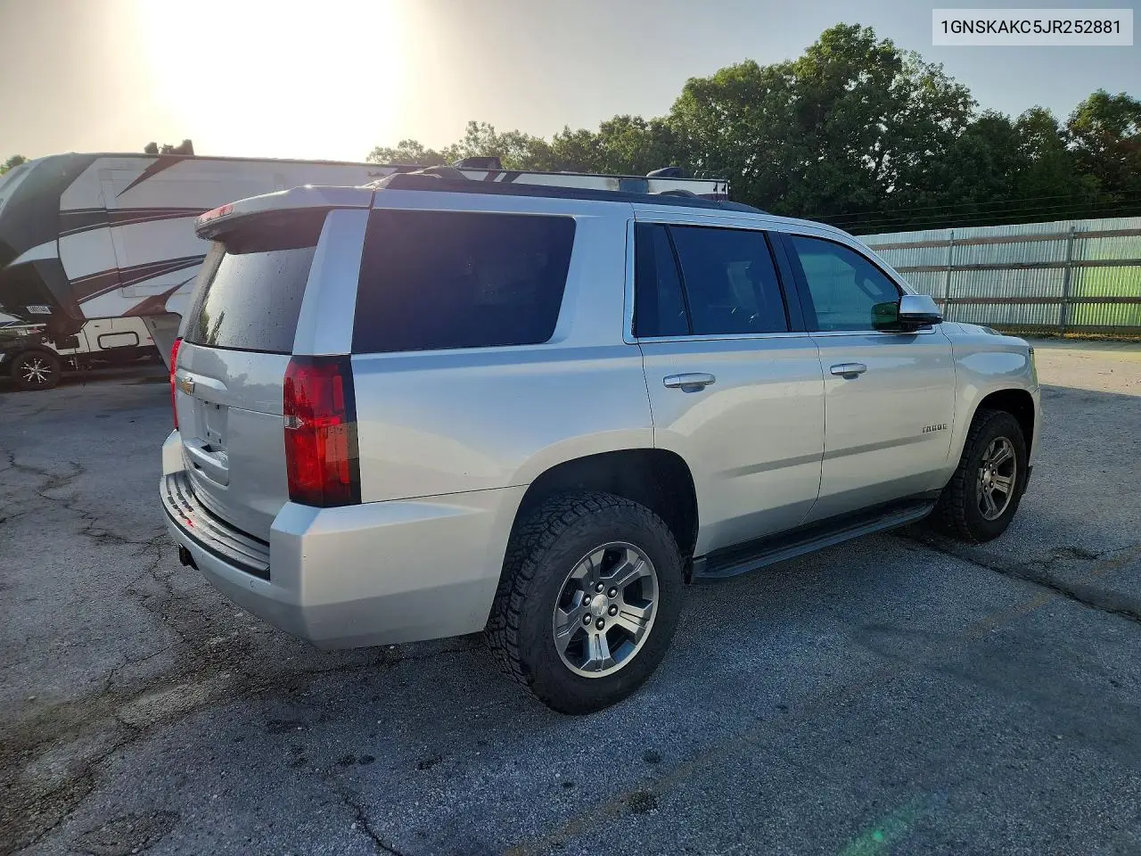 2018 Chevrolet Tahoe K1500 Ls VIN: 1GNSKAKC5JR252881 Lot: 61213546