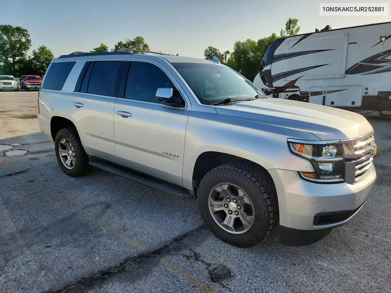 2018 Chevrolet Tahoe K1500 Ls VIN: 1GNSKAKC5JR252881 Lot: 61213546