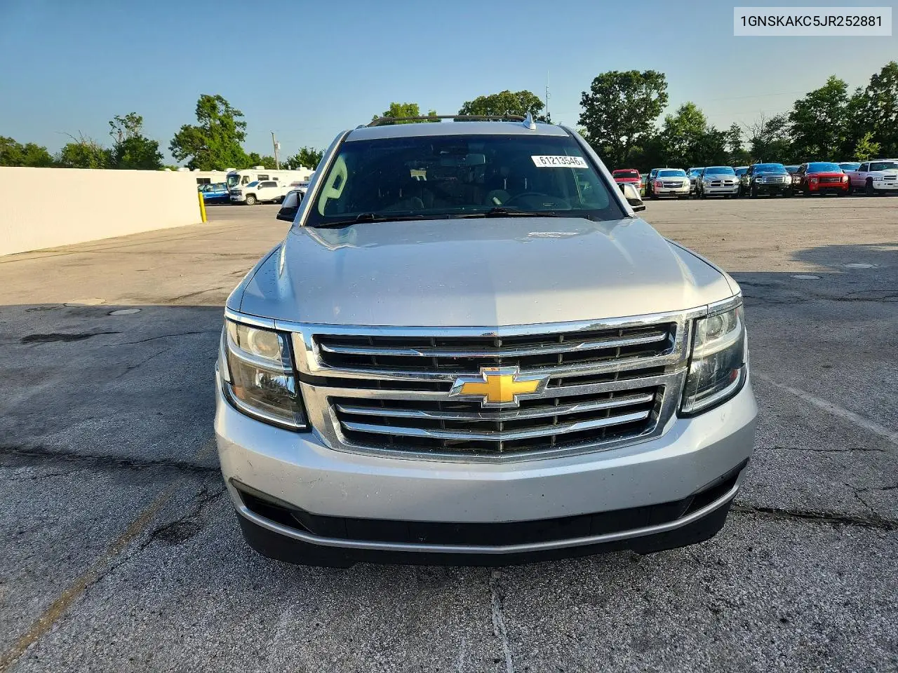 2018 Chevrolet Tahoe K1500 Ls VIN: 1GNSKAKC5JR252881 Lot: 61213546