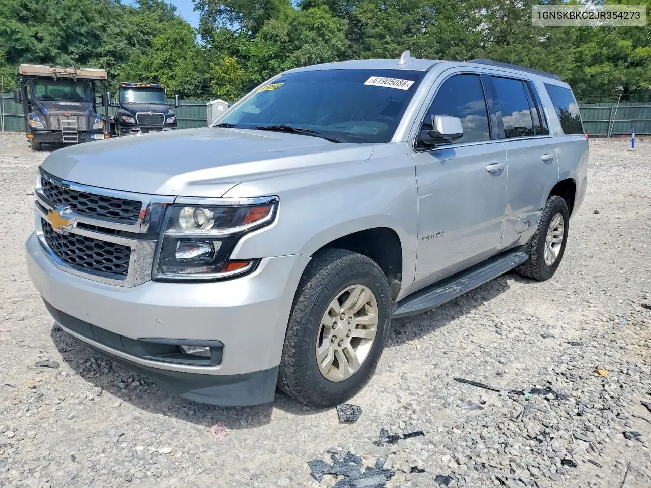 2018 Chevrolet Tahoe K1500 Lt VIN: 1GNSKBKC2JR354273 Lot: 61905086