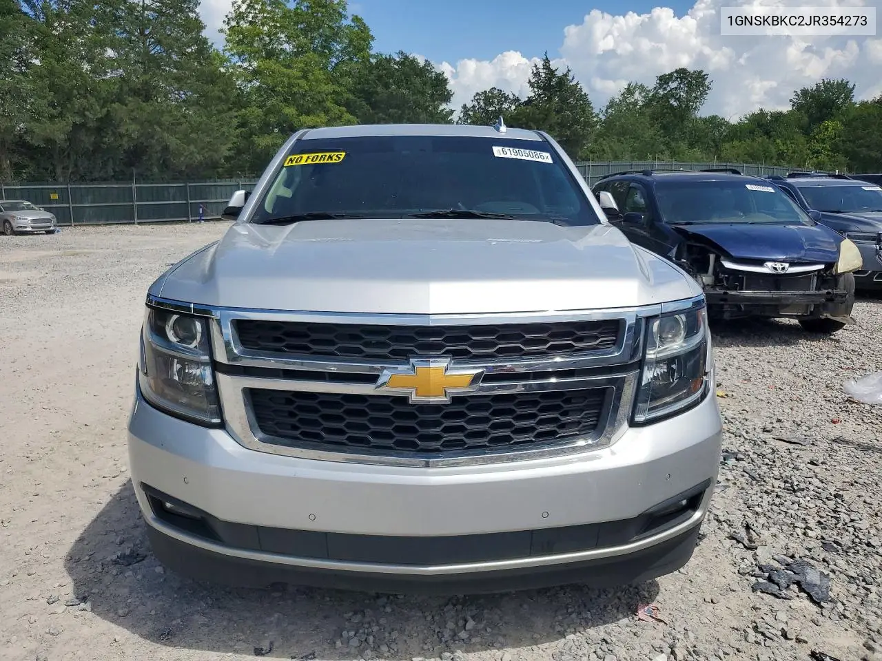 2018 Chevrolet Tahoe K1500 Lt VIN: 1GNSKBKC2JR354273 Lot: 61905086