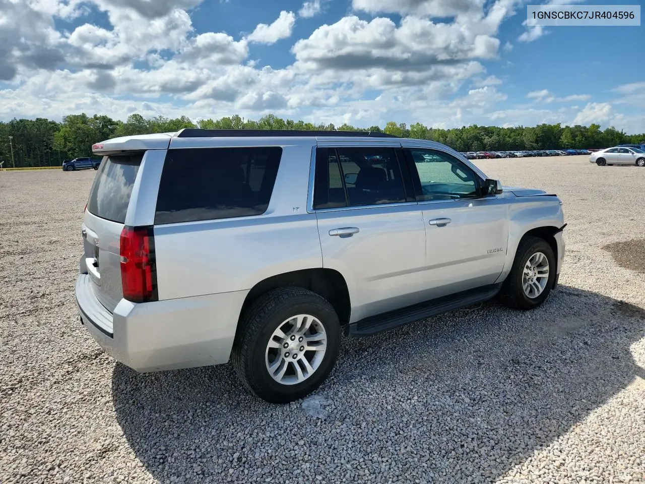 2018 Chevrolet Tahoe C1500 Lt VIN: 1GNSCBKC7JR404596 Lot: 61913936