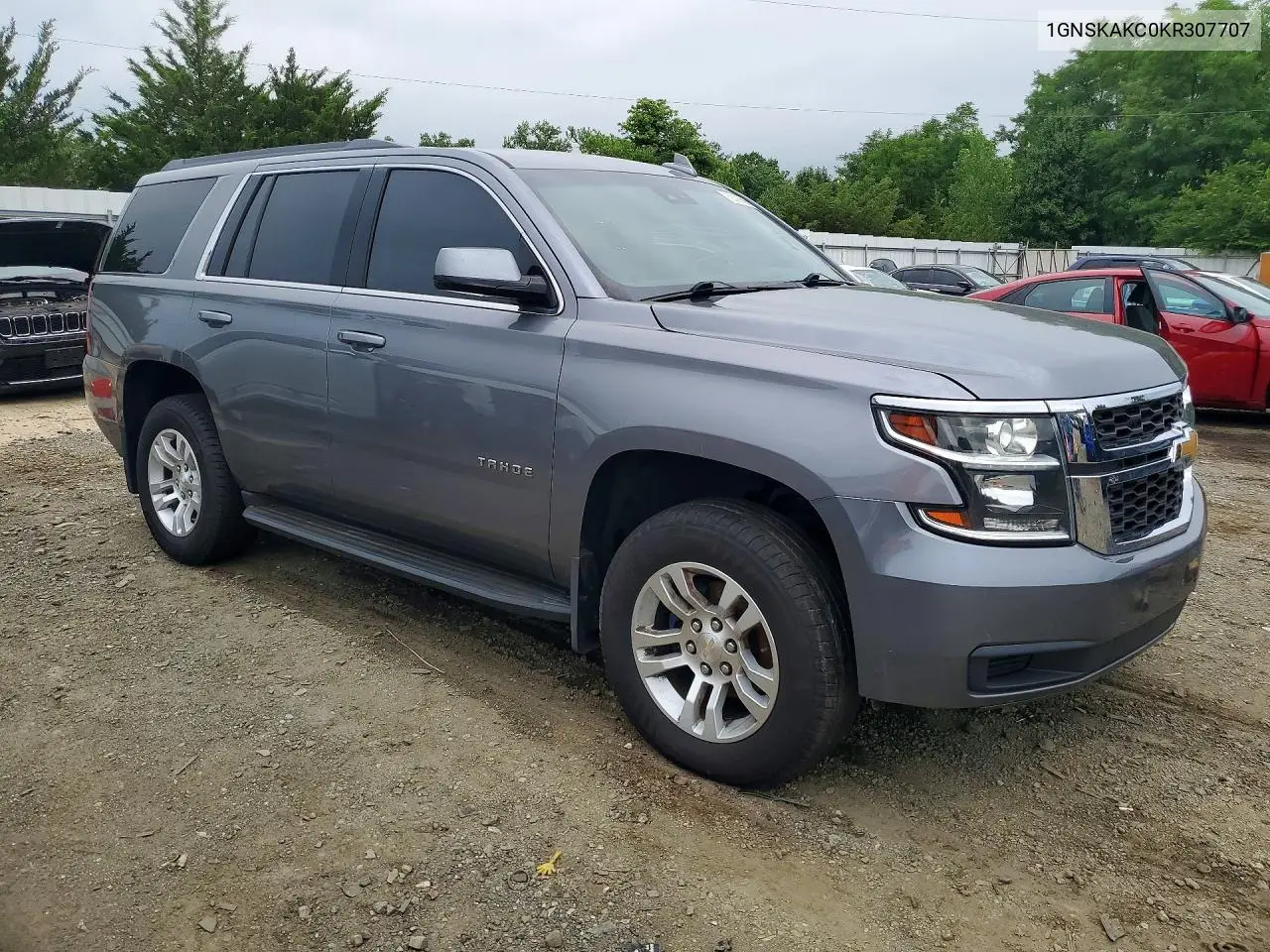 2019 Chevrolet Tahoe K1500 Ls VIN: 1GNSKAKC0KR307707 Lot: 59399996