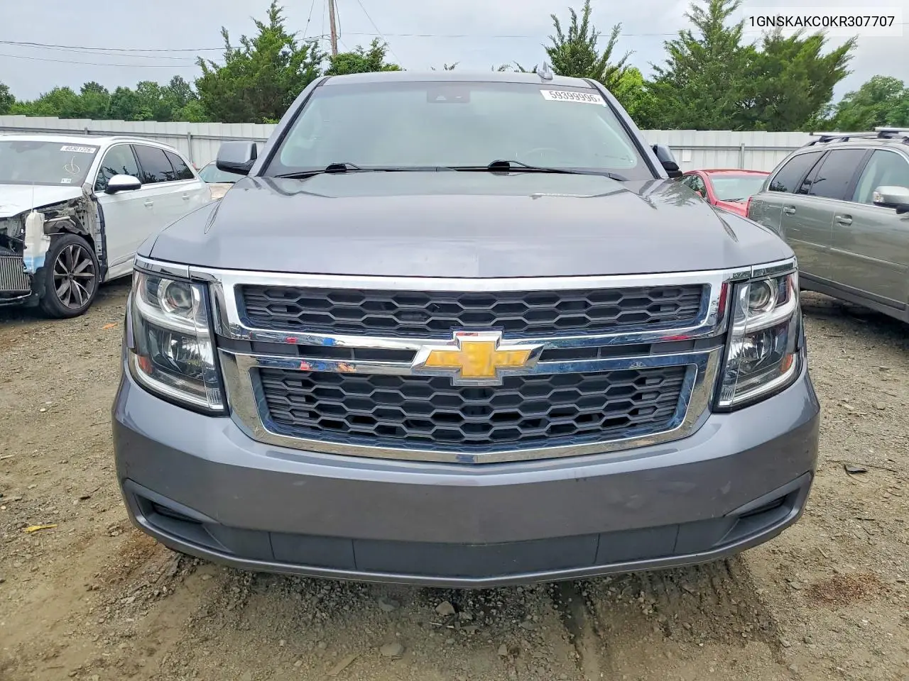 2019 Chevrolet Tahoe K1500 Ls VIN: 1GNSKAKC0KR307707 Lot: 59399996