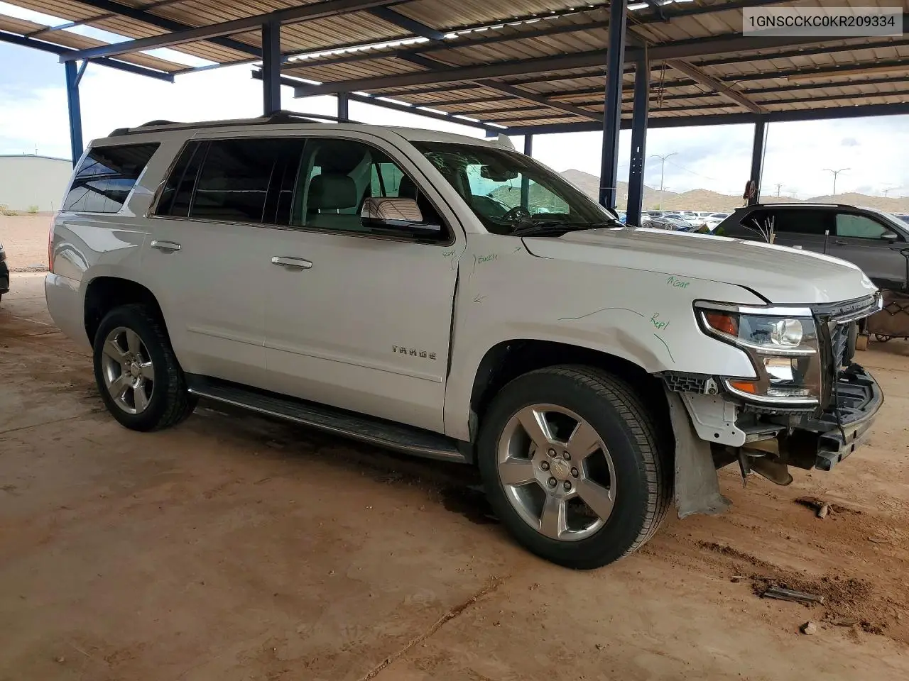 2019 Chevrolet Tahoe C1500 Premier VIN: 1GNSCCKC0KR209334 Lot: 61807186