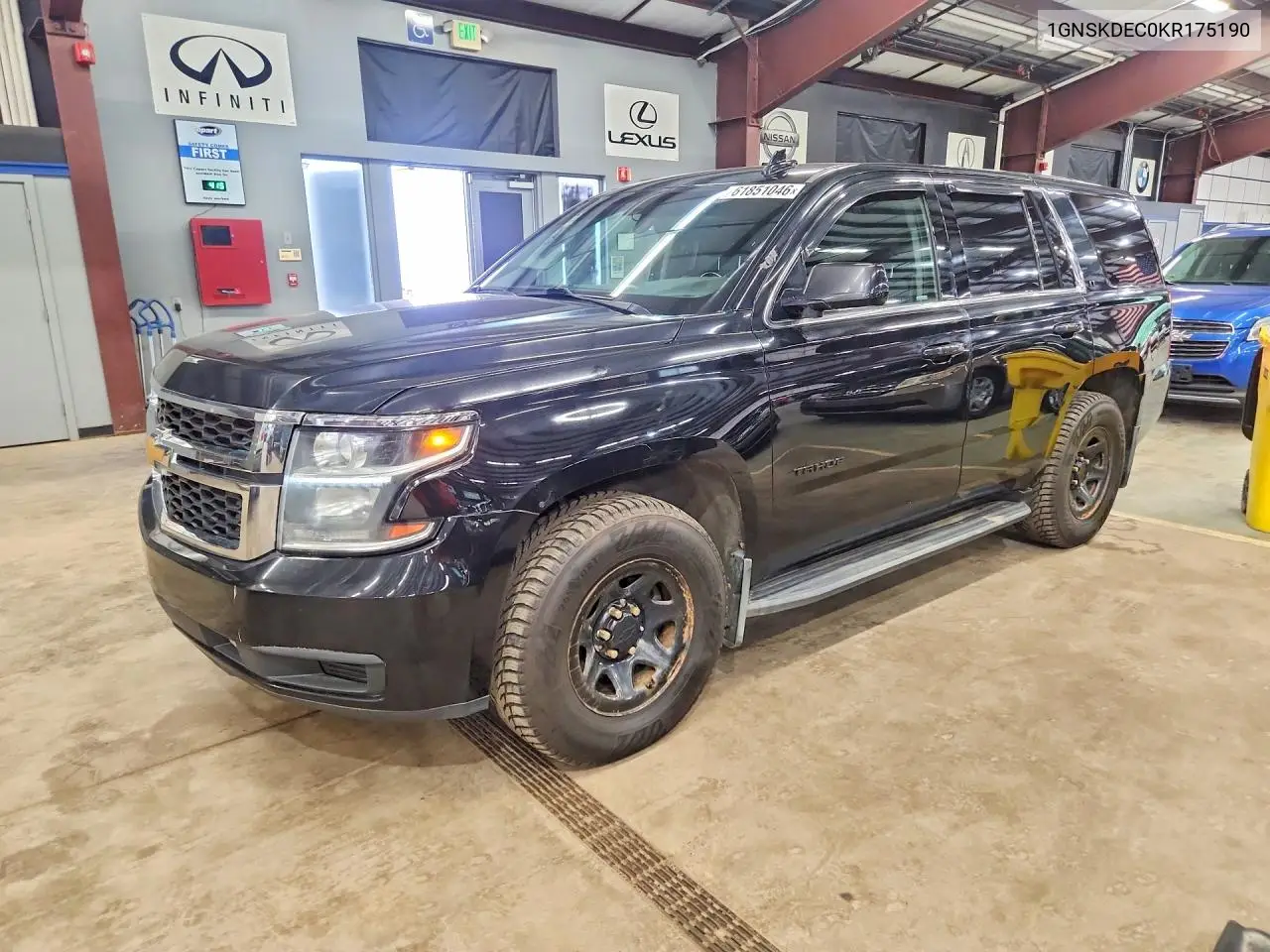 2019 Chevrolet Tahoe Police VIN: 1GNSKDEC0KR175190 Lot: 61851046