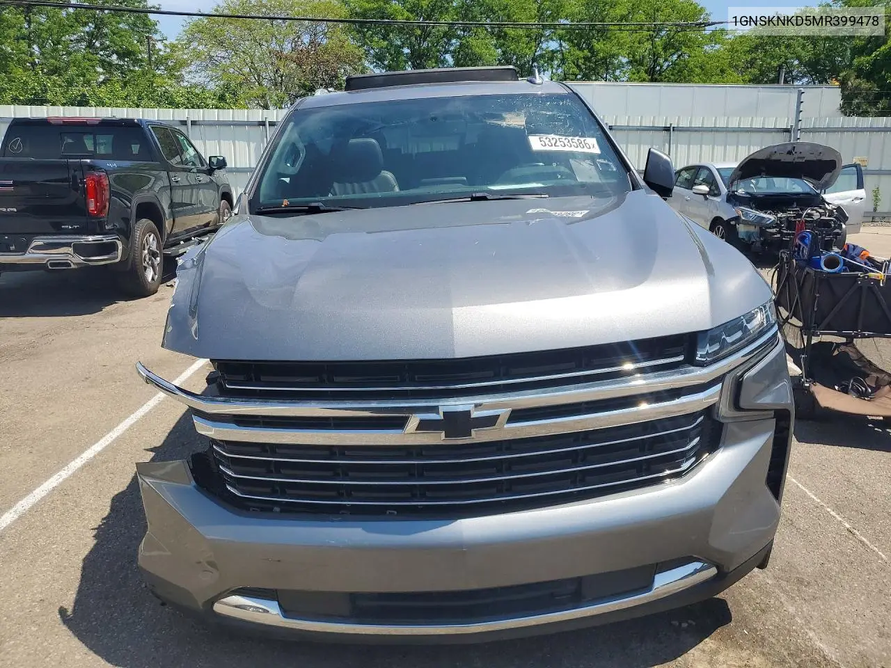 1GNSKNKD5MR399478 2021 Chevrolet Tahoe K1500 Lt