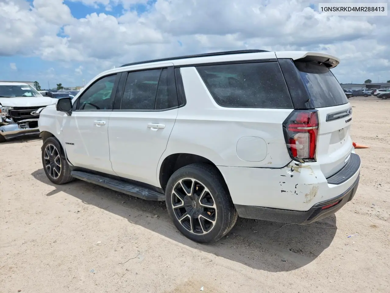 2021 Chevrolet Tahoe K1500 Rst VIN: 1GNSKRKD4MR288413 Lot: 55167736