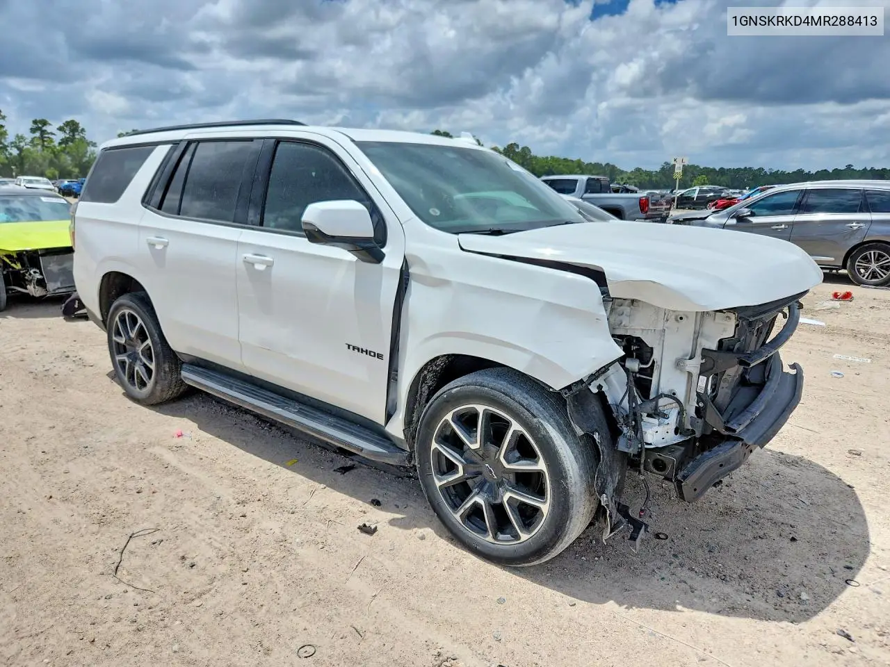 2021 Chevrolet Tahoe K1500 Rst VIN: 1GNSKRKD4MR288413 Lot: 55167736