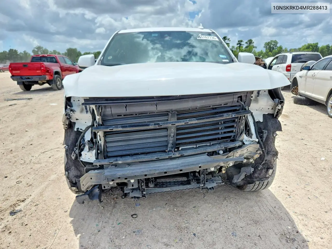 2021 Chevrolet Tahoe K1500 Rst VIN: 1GNSKRKD4MR288413 Lot: 55167736