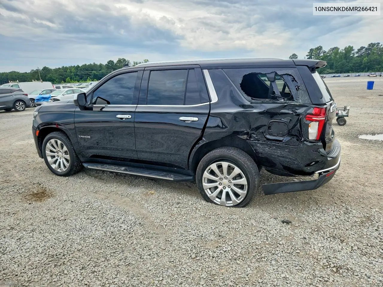 2021 Chevrolet Tahoe C1500 Lt VIN: 1GNSCNKD6MR266421 Lot: 57606636