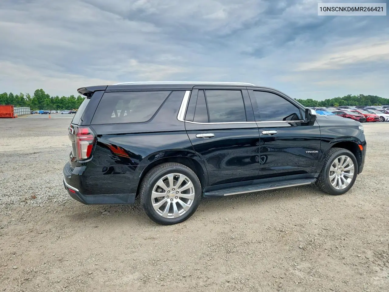 2021 Chevrolet Tahoe C1500 Lt VIN: 1GNSCNKD6MR266421 Lot: 57606636