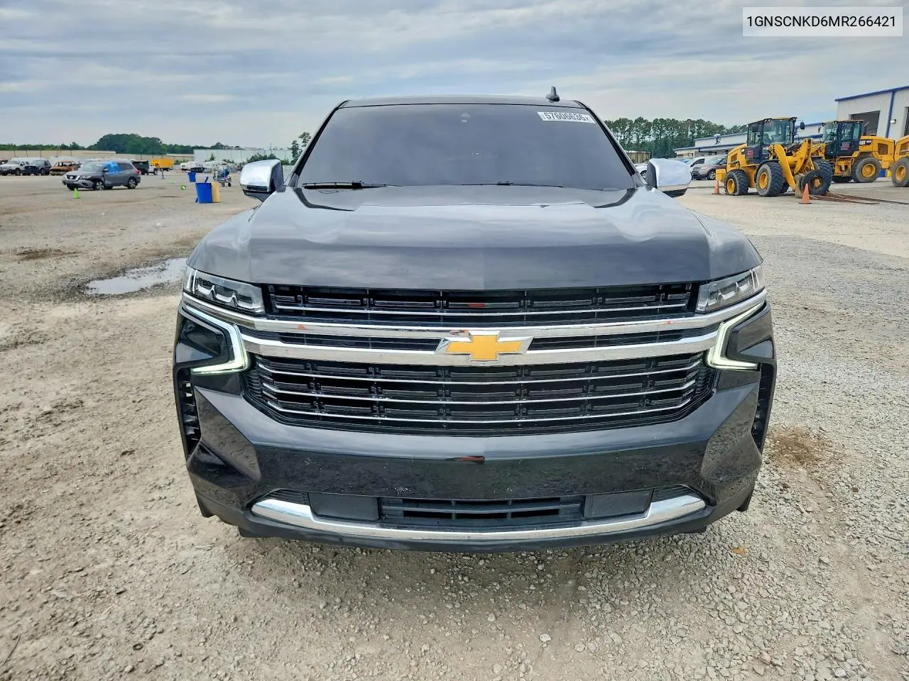 2021 Chevrolet Tahoe C1500 Lt VIN: 1GNSCNKD6MR266421 Lot: 57606636