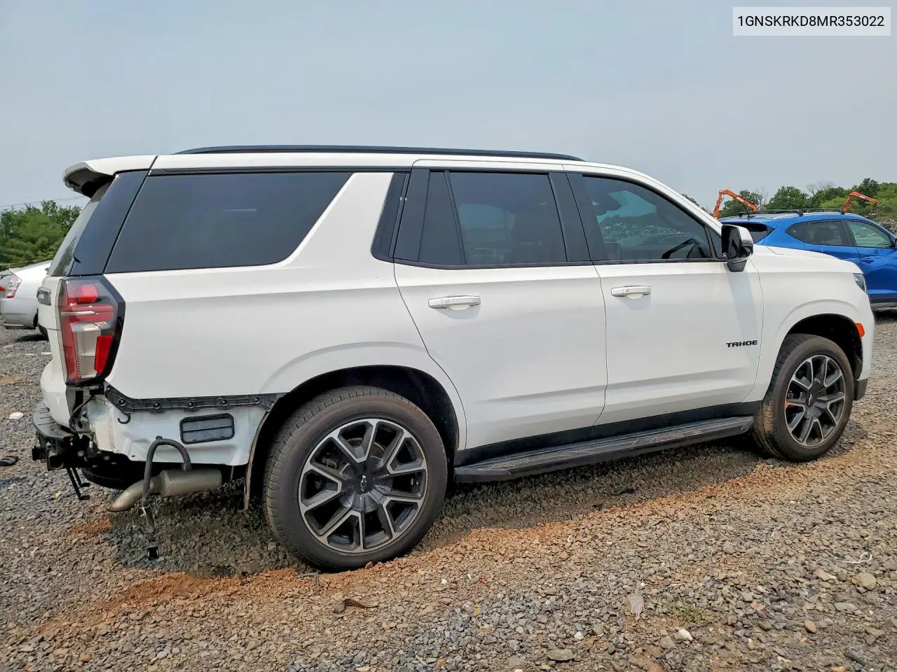 2021 Chevrolet Tahoe K1500 Rst VIN: 1GNSKRKD8MR353022 Lot: 60384486
