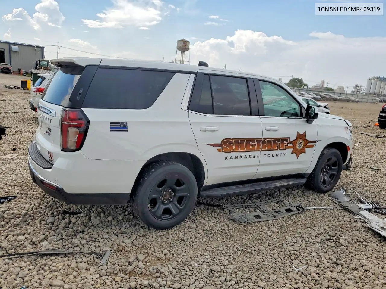 2021 Chevrolet Tahoe K1500 VIN: 1GNSKLED4MR409319 Lot: 60719326