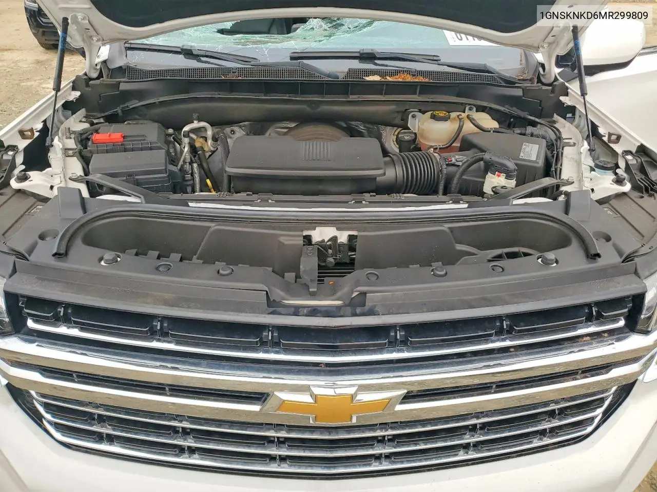 2021 Chevrolet Tahoe K1500 Lt VIN: 1GNSKNKD6MR299809 Lot: 61192546