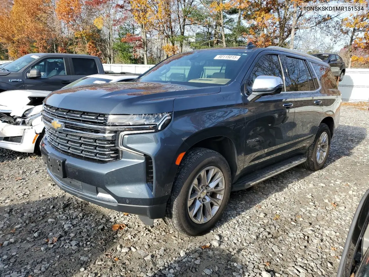 1GNSKSKD1MR151534 2021 Chevrolet Tahoe K1500 Premier