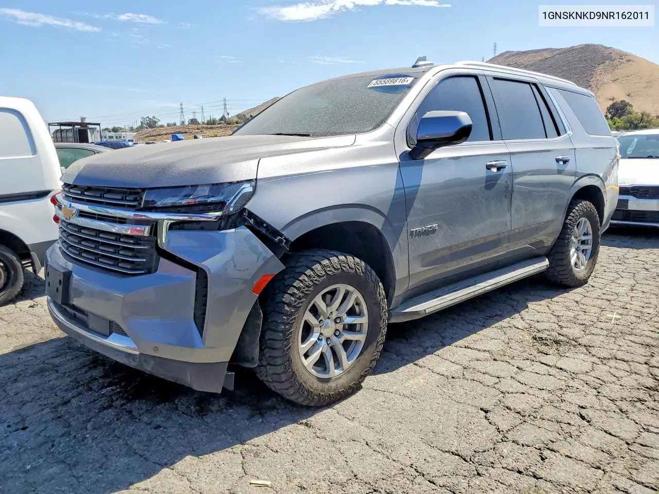 2022 Chevrolet Tahoe K1500 Lt VIN: 1GNSKNKD9NR162011 Lot: 55589816