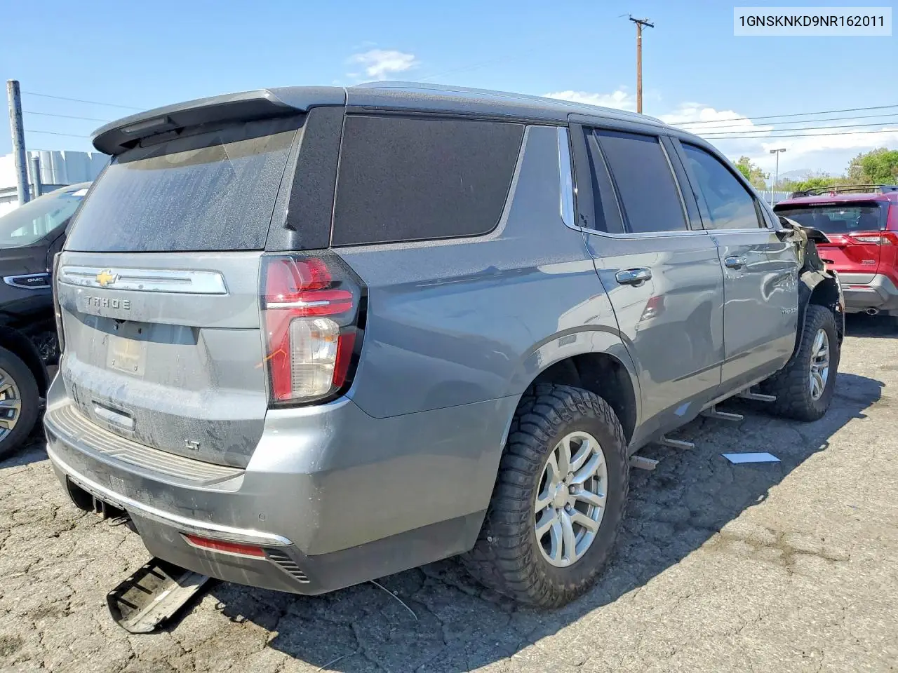 2022 Chevrolet Tahoe K1500 Lt VIN: 1GNSKNKD9NR162011 Lot: 55589816