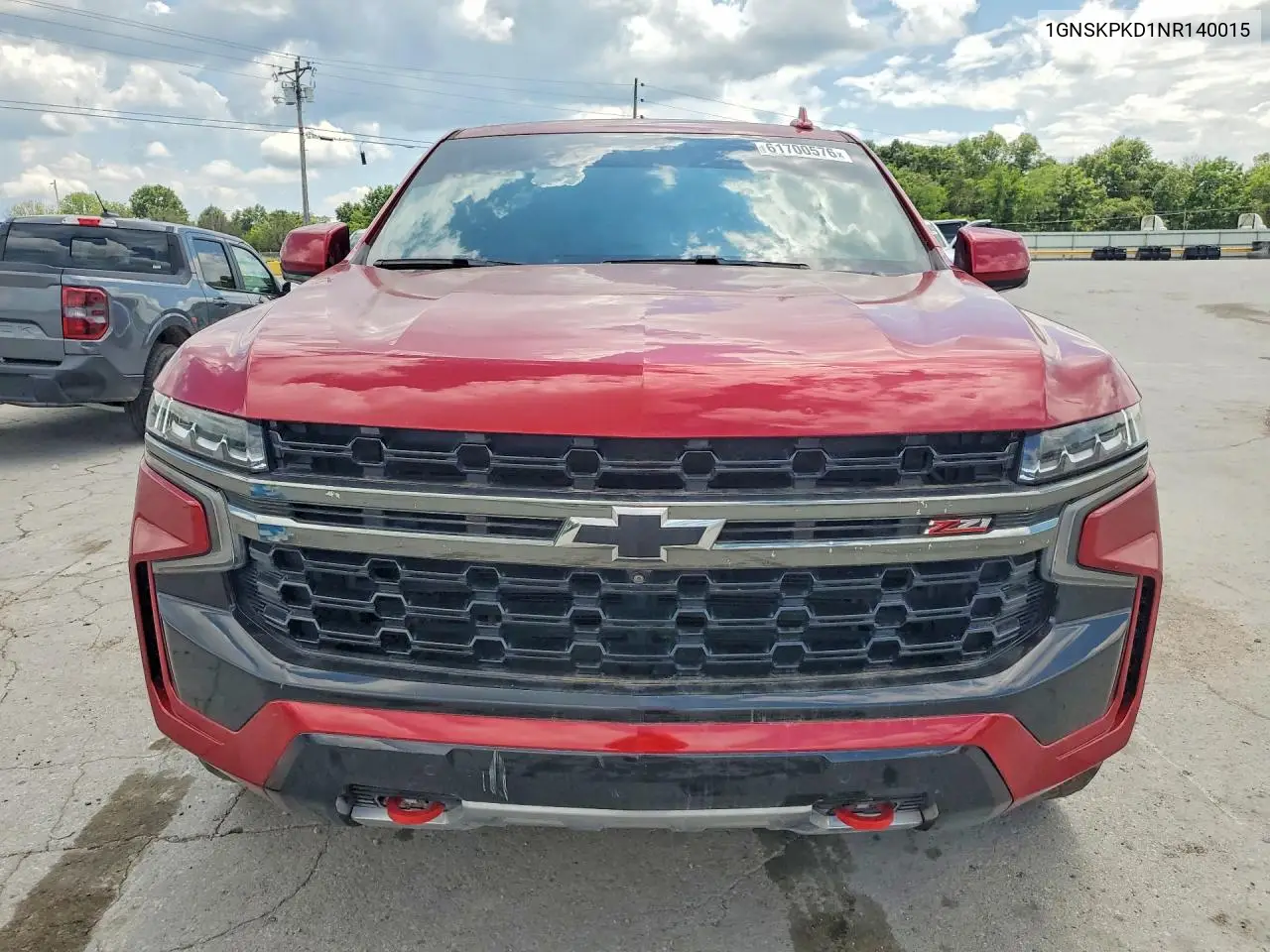 2022 Chevrolet Tahoe K1500 Z71 VIN: 1GNSKPKD1NR140015 Lot: 61700576