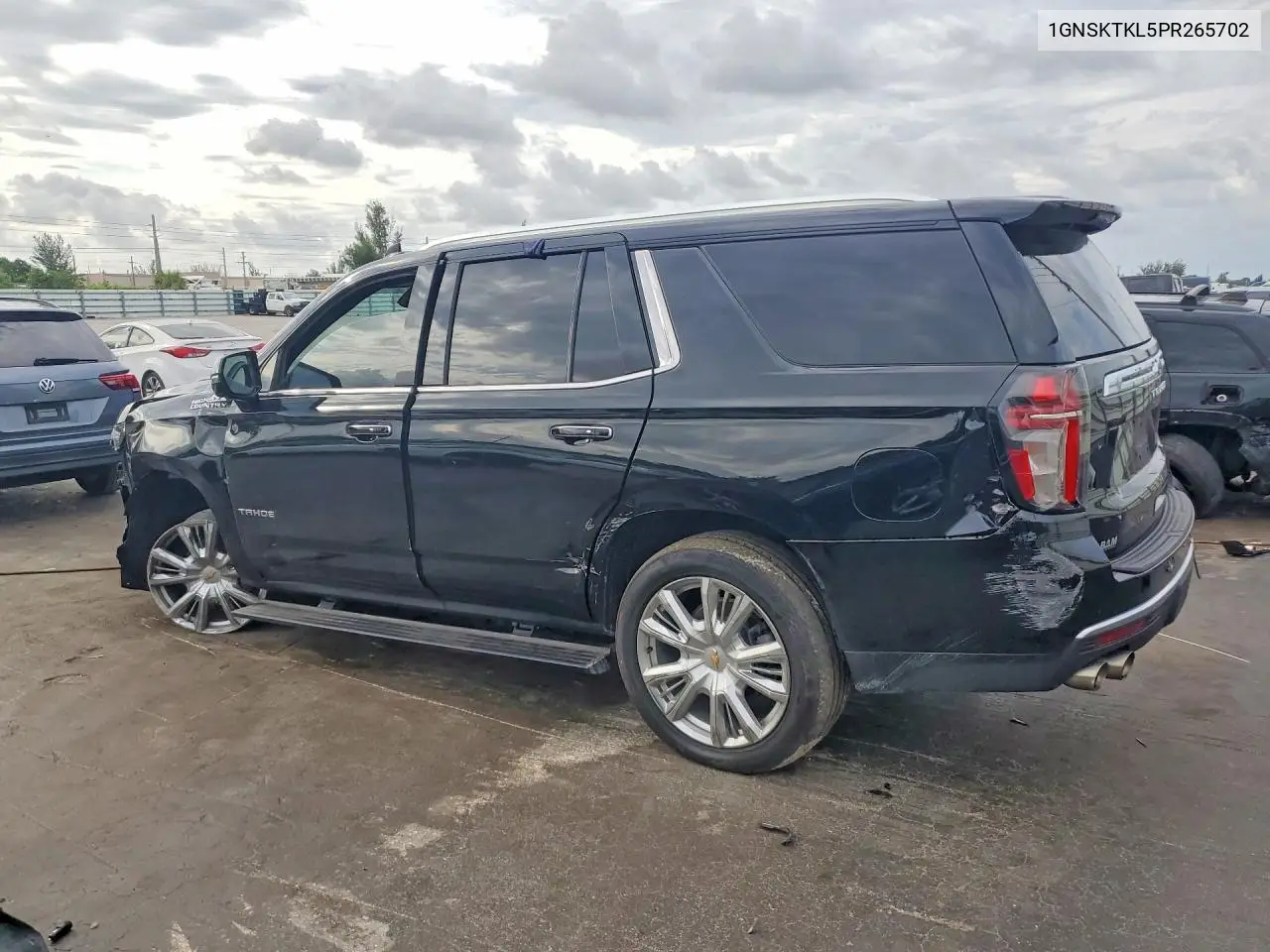 2023 Chevrolet Tahoe K1500 High Country VIN: 1GNSKTKL5PR265702 Lot: 55591786