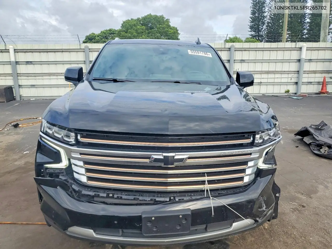 2023 Chevrolet Tahoe K1500 High Country VIN: 1GNSKTKL5PR265702 Lot: 55591786