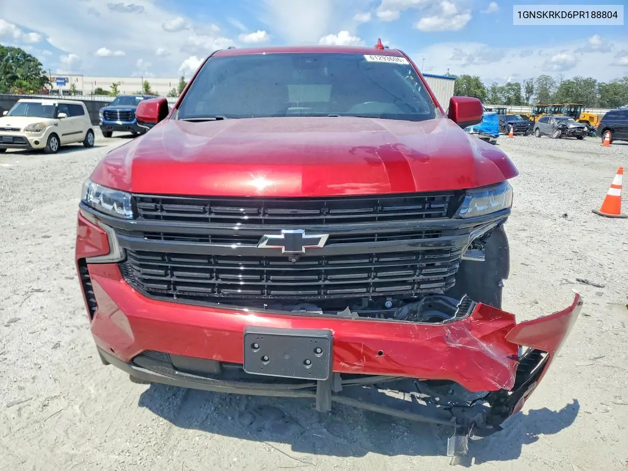 2023 Chevrolet Tahoe K1500 Rst VIN: 1GNSKRKD6PR188804 Lot: 61293606