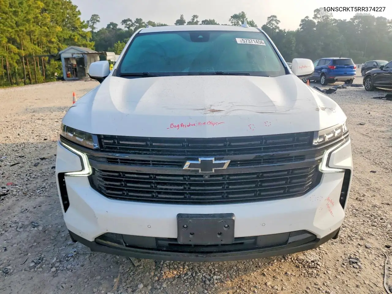 2024 Chevrolet Tahoe C1500 Rst VIN: 1GNSCRKT5RR374227 Lot: 57371456