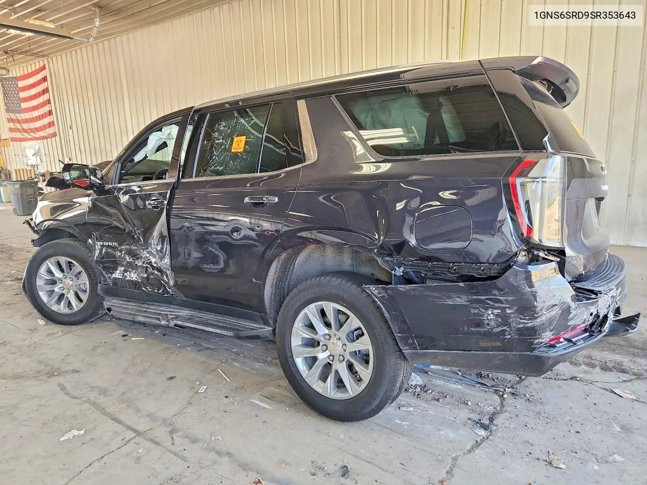 2025 Chevrolet Tahoe K1500 Premier VIN: 1GNS6SRD9SR353643 Lot: 59788486